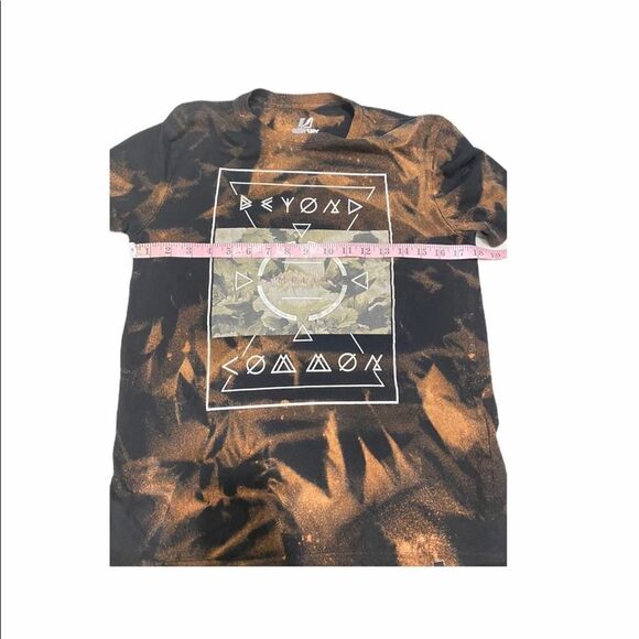 Amplify‎ Beyond Common Tie Dye T-Shirt Black Small - Picture 5 of 7